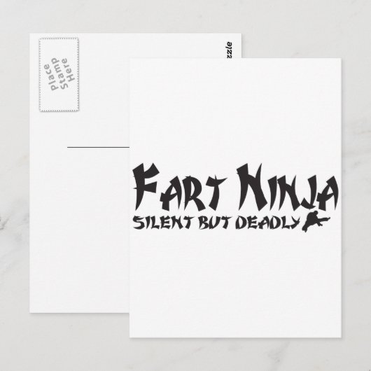 おなら忍者 ポストカード (正面/裏面)