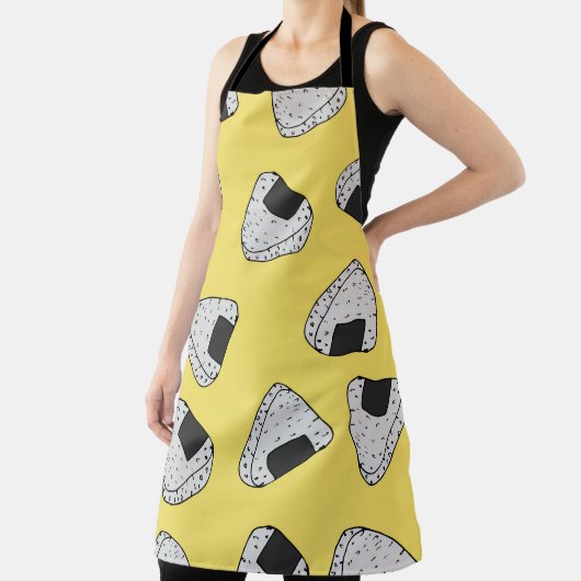 おにぎりの背景。シームレス  エプロン (インサイチュ)