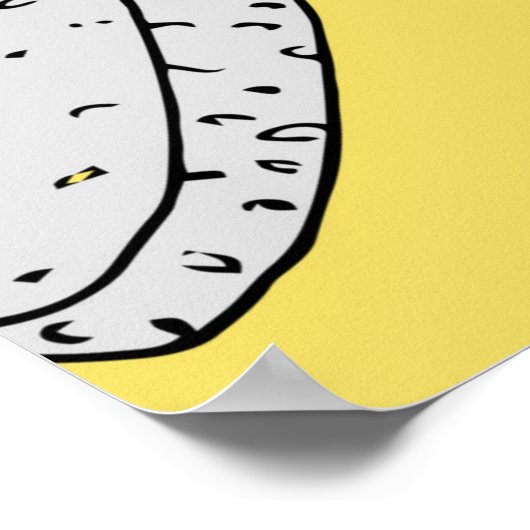 おにぎりの背景。シームレス ポスター (角)