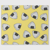 おにぎりの背景。シームレス ラッピングペーパー (フラット)