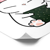 おにぎり寿司猫 ポスター (角)
