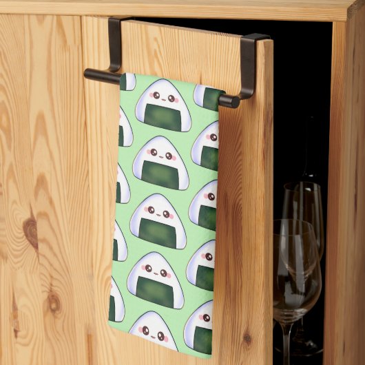 おにぎり日本のおにぎり キッチンタオル (三つ折り)