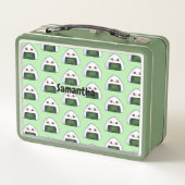 おにぎり日本のおにぎり メタルランチボックス (裏面)