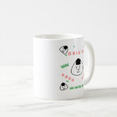 おにぎり転がころころ コーヒーマグカップ (正面右)