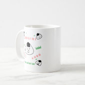 おにぎり転がころころ コーヒーマグカップ (正面左)