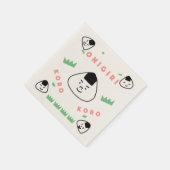 おにぎり転がころころ スタンダードカクテルナプキン (角)