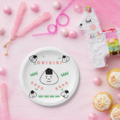 おにぎり転がころころ ペーパープレート (パーティー)