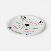 おにぎり転がころころ ペーパープレート (アングル)