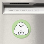 おにぎり顔（グリーン34） マグネット (インサイチュ (食洗機))