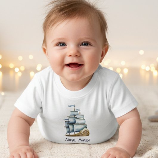 おぬしよ！船の赤ちゃん ベビーTシャツ