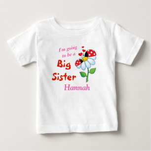 おねえさんラディバグの花になる ベビーTシャツ