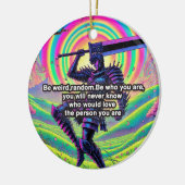 「おはっきりした前だ」高品質オーナメント セラミックオーナメント (左)