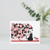 おはようあさがお（Good morning,morning glory.） ポストカード (スタンド正面)