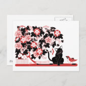 おはようあさがお（Good morning,morning glory.） ポストカード (正面/裏面)