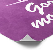 おはようございますコーヒーキッチンの看板ポスター ポスター (角)