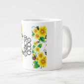 おはようございますフローラ ジャンボコーヒーマグカップ (正面右)