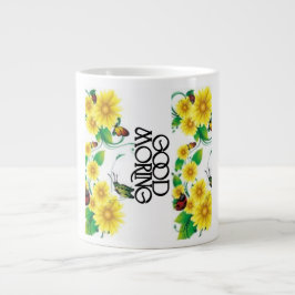 おはようございますフローラ ジャンボコーヒーマグカップ