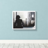 「おはようございます心の痛み」 キャンバスプリント (インサイチュ (ウッドフロア))