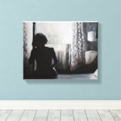 「おはようございます心の痛み」 キャンバスプリント (インサイチュ (ウッドフロア))