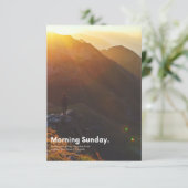 おはようございます日曜日 サンキューカード (スタンド正面)