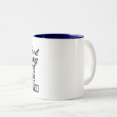 おはようございます暗殺者が失敗したのを見ます ツートーンマグカップ (正面右)