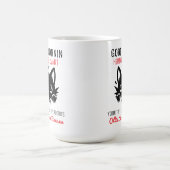 おはようございます猫人間のしもべ=完璧な猫愛 コーヒーマグカップ (中央)