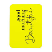 おはようございます美しいお世辞 マグネット (縦)