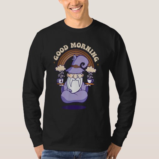 おはようございます見習い魔法力魔法使い Tシャツ (正面)