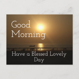 おはようございます賛美すい日 ポストカード