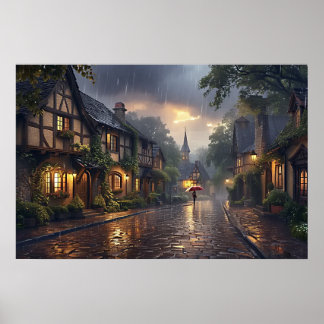 おはようございます雨の日 ポスター