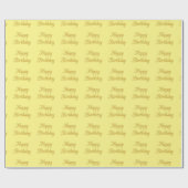おはようございます1賛美ハッピーバースデー ラッピングペーパー (フラット)
