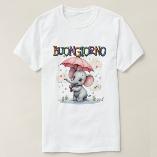 おはようございます、そして美しく Tシャツ (デザイン正面)