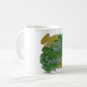 おはようございます・・ コーヒーマグカップ (正面左)