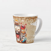 おはようございます コーヒー カフェラテマグ (右アングル)