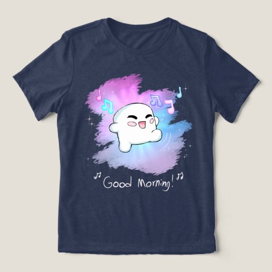 おはようございます! トライブレンドTシャツ (デザイン正面)