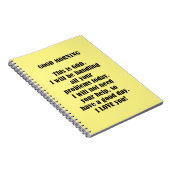 おはようございます ノートブック (右側)