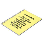 おはようございます ノートブック (左側)