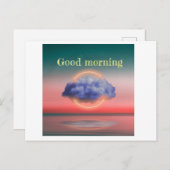 おはようございます ポストカード (正面/裏面)