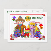 おはようございます!ポストカード ポストカード (正面/裏面)