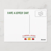 おはようございます!ポストカード ポストカード (裏面)