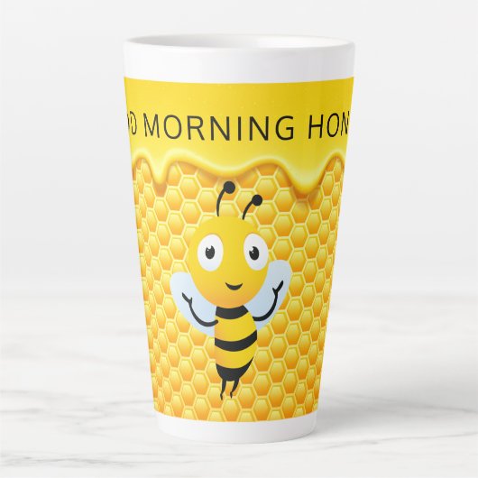 おはようございます！個人用設定 カフェラテマグ (正面)