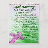 おはようございます、名前を付けて_ ポストカード (正面)