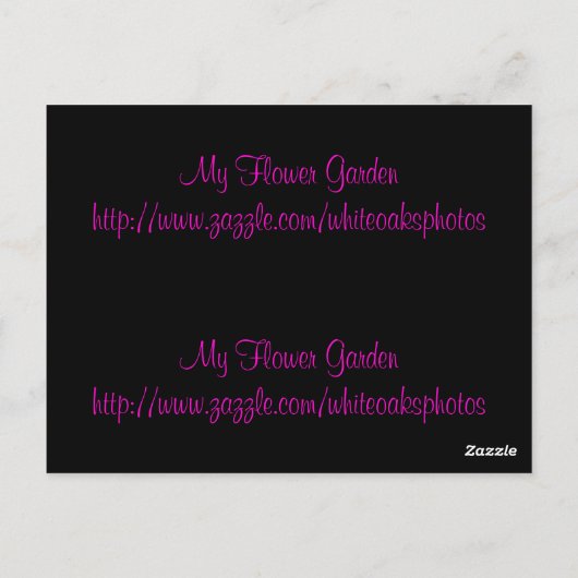 おはようしおりポストカード ポストカード (裏面)