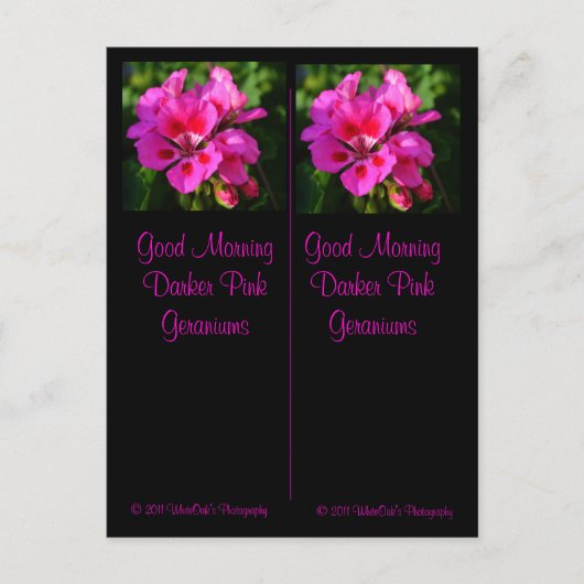 おはようしおりポストカード ポストカード (正面)