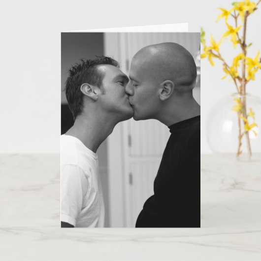 おはようのキス カード (黄色い花)