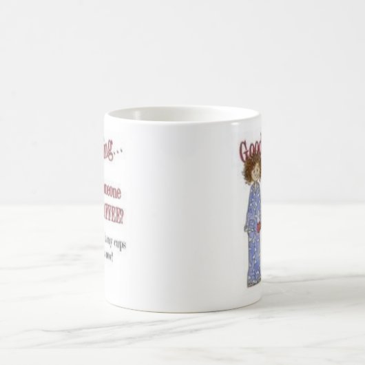 おはようのコーヒーのコップ コーヒーマグカップ (中央)