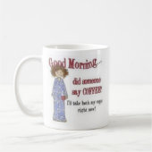 おはようのコーヒーのコップ コーヒーマグカップ (左)