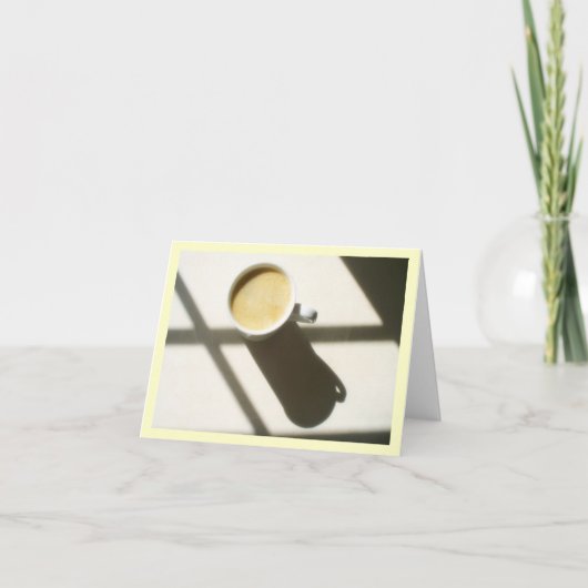 おはようのコーヒー白熱 サンキューカード (正面)