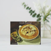 おはようのコーヒー ポストカード (スタンド正面)