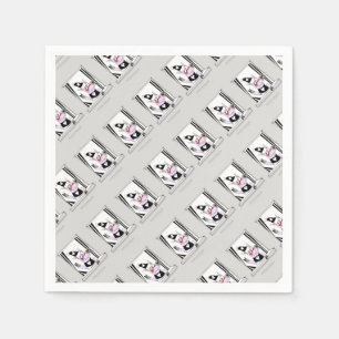 おはようのブタ スタンダードカクテルナプキン